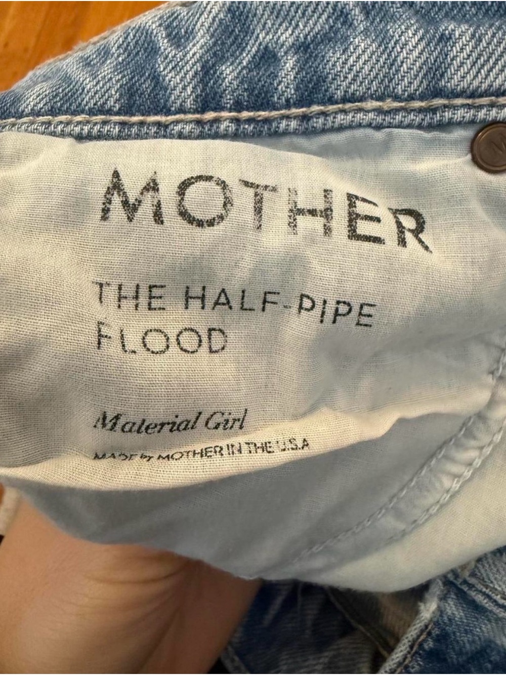 MOTHER The Half Pipe Flood - Material Girl size 26 - Picture 4 of 5